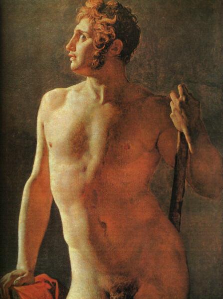 Jean-Auguste Dominique Ingres Male Torso China oil painting art